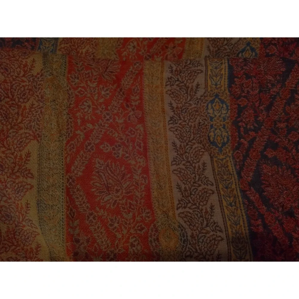 Rare Spiegel Home 100 % Wool Curtains Two Panels Floral Multicolor 40